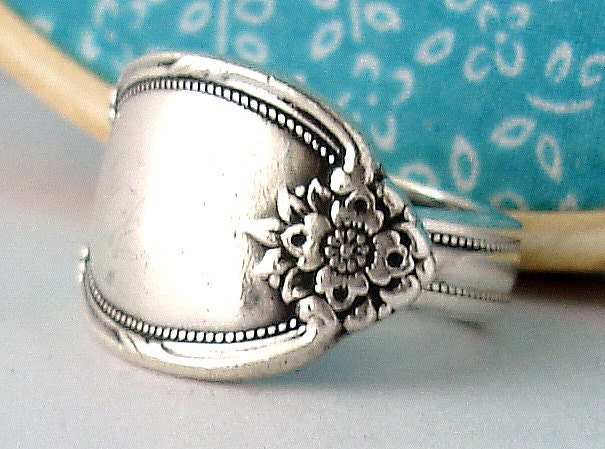 Spoon Ring, size 12, Remembrance 1948