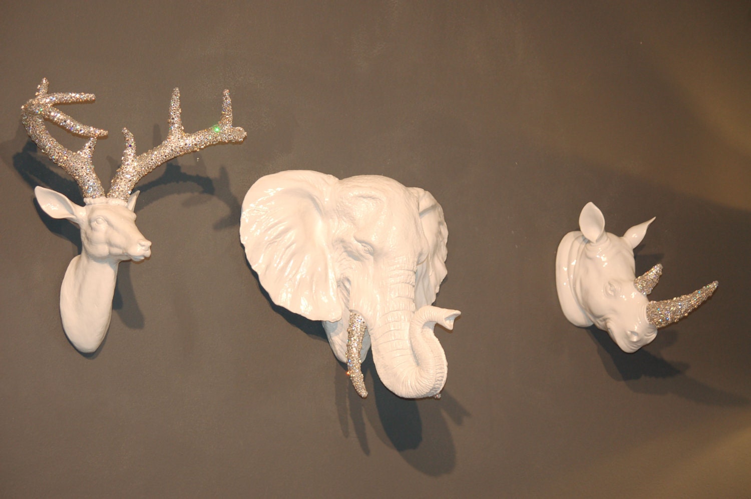 THE MONROE COLLECTION - Swarovski Moose -Chic Couture Rhinestone Taxidermy