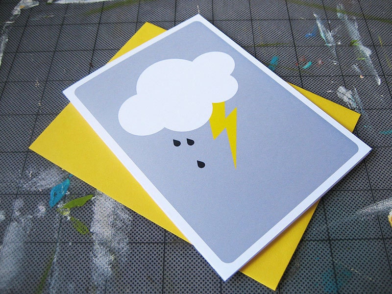 Little Thunder Cloud - Greeting Card