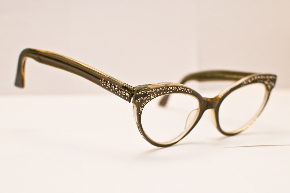 Vintage Womens 1950s Eyeglasses: Stars and by jenericVintage