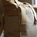Organic Canvas Backpack - Roll Top - Stripes - Pockets - All Organic Rucksack