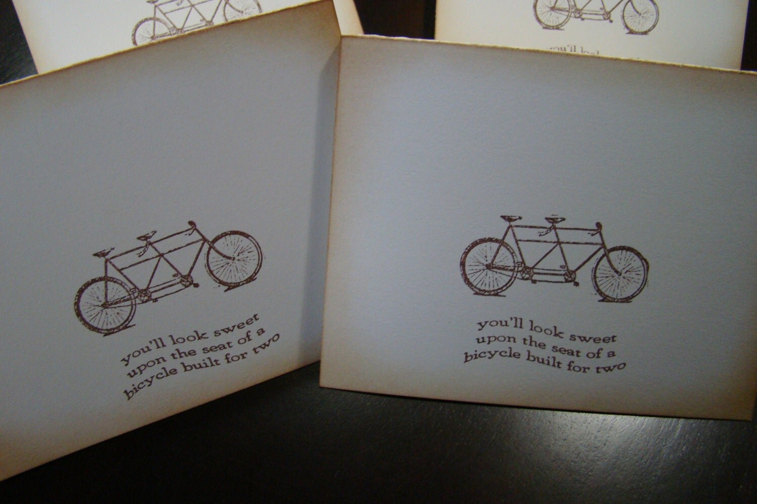 Tandem Bike Card