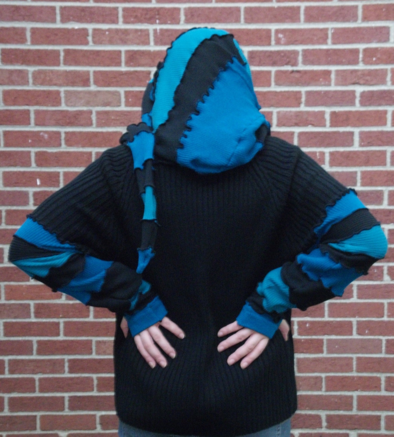 On Hold for Rob DO Not Buy Unless Rob Blue Monday Technicolor Squirrel Dream Coat Ready to Ship