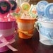Washcloth Lollipop Pail -  Unique Baby Shower Gifts and Favors - infant washcloth, candy, girl, boy, neutral, cute