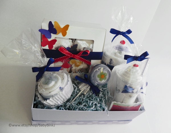 BabyBinkz Gift Basket - Unique Baby Shower Gift or Centerpiece cute girl boy neutral