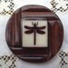 Vintage Button Pin: Dreams Woodsy Dragonfly Vintage Button Jewelry