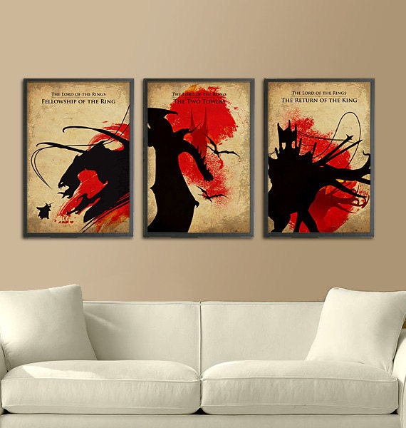 The Lord of the Rings Trilogy Poster Set 11X17