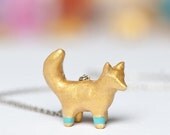 Le Fox Chroma Totem Necklace by le animalé - Made to Order