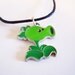 RESERVED - Pea Shooter Necklace - Plants Vs. Zombies - PvZ