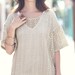 Camel Tan Mesh Knit Short Sleeve Boho High Fashion Top - Cameron