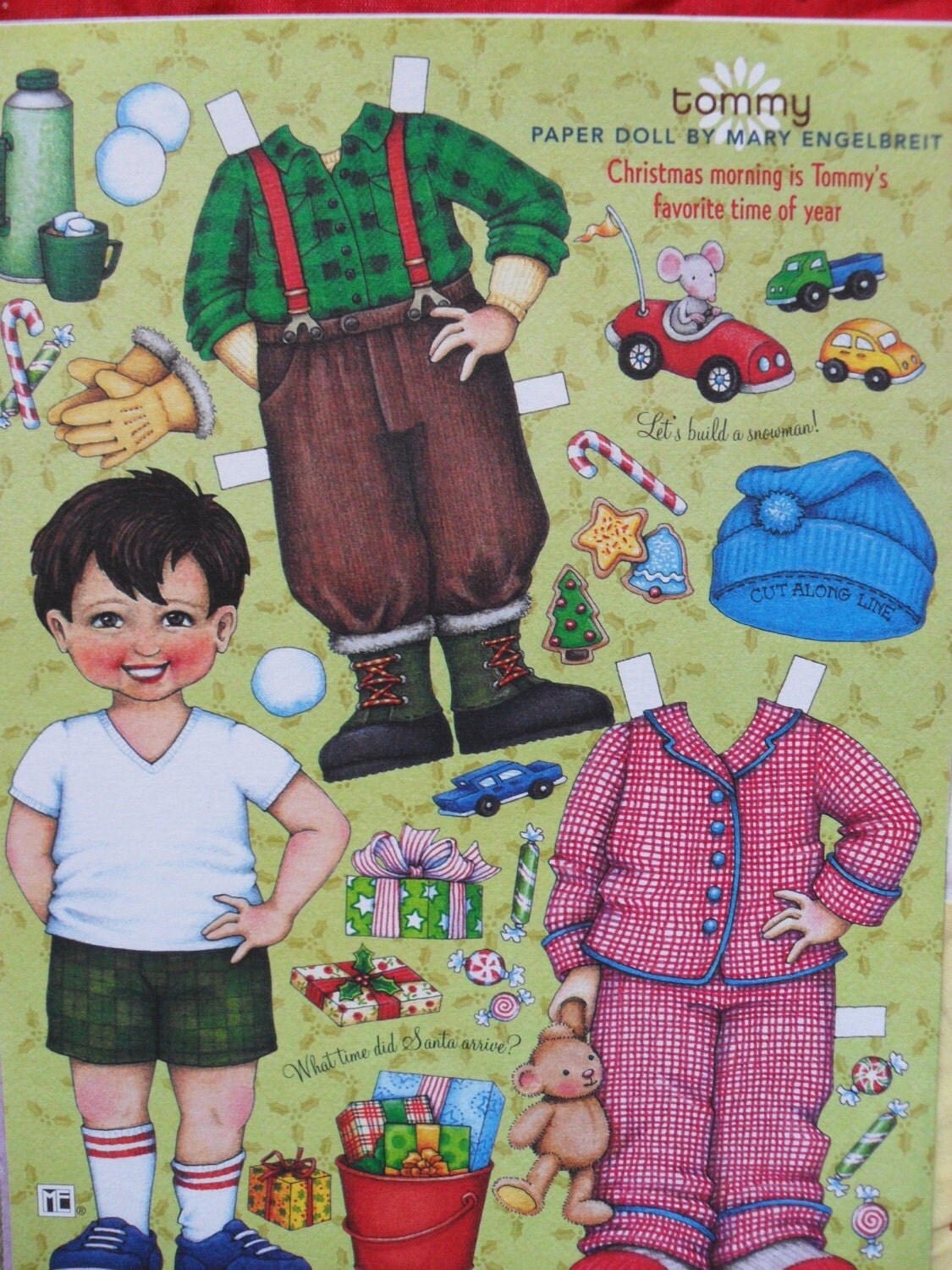 Mikayla, Tommy and Josephine paper dolls by Mary Englebreit