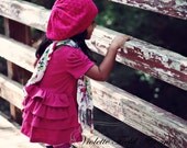 Adele Bustle Dress PDF Pattern & Tutorial, All sizes 2t-10 years included