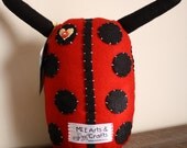 BOObeloobie Li-Li the Ladybug in Black and Red