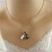 Alice In Wonderland Bottle Vial Necklace Drink Me antique silver
