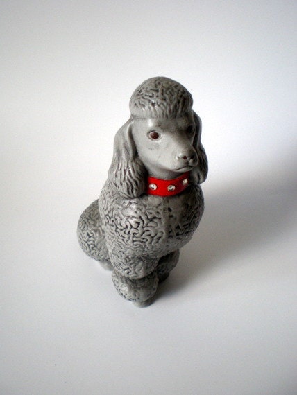 ceramic poodle figurines