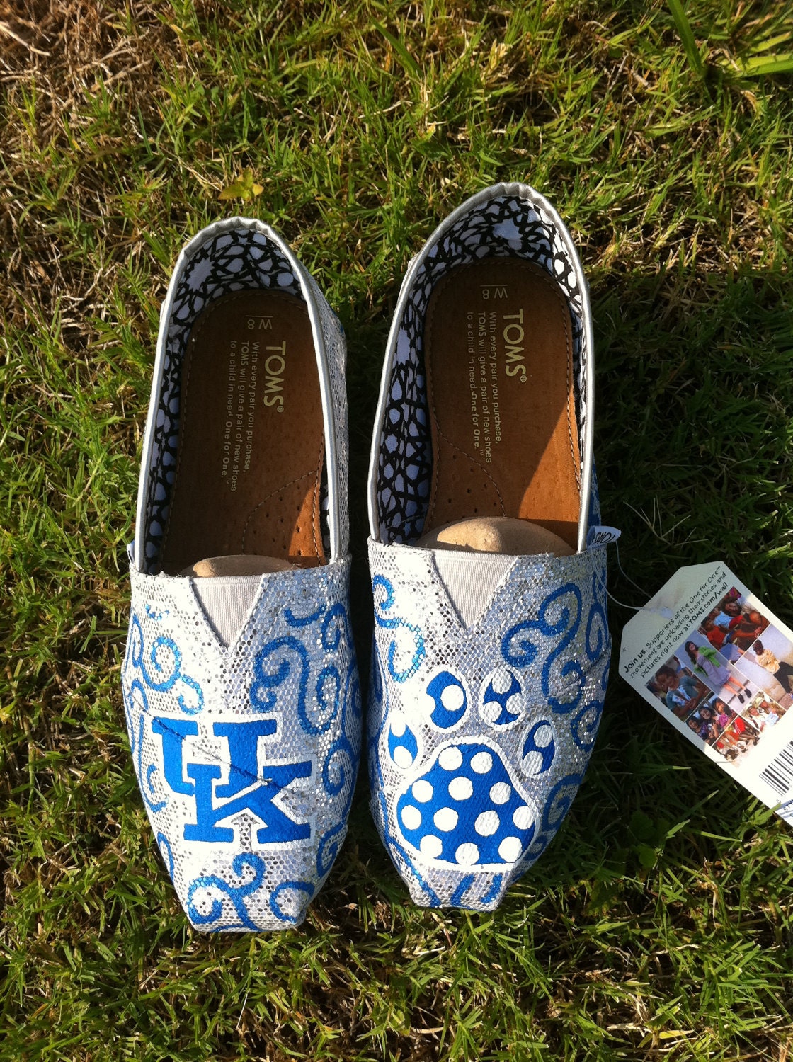Custom Glitter TOMS Shoes