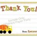 Cement Mixer Personalized Thank You Card (DIY Printable)