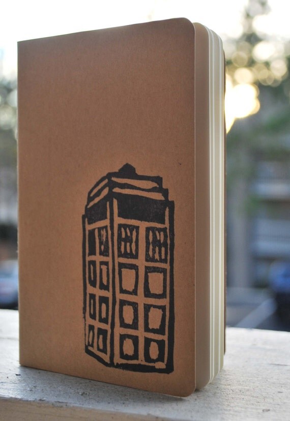 Items similar to Doctor Who TARDIS Pocket Moleskin Journal on Etsy