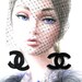 Young lady in Chanel - Print of Original Fashion Inspired Illustration