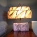Vintage 1950s 50s Ballerina Table Lamp Pink Gold Double Shade Ceramic Ballet Dancer Bedroom Boudoir Decor Lighting Light Girls Room