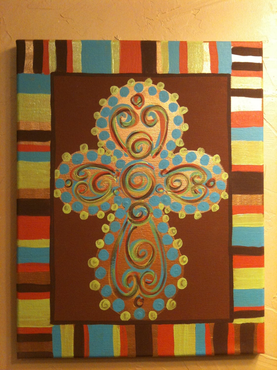 cross painting canvas