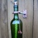6 Green Wine Bottle Tiki Torches - Modern Outdoor Lighting -Father's Day Gift - Hanging Outdoor Lamp