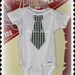 ROLL TIDE Houndstooth/Alabama Dress Tie Onesie
