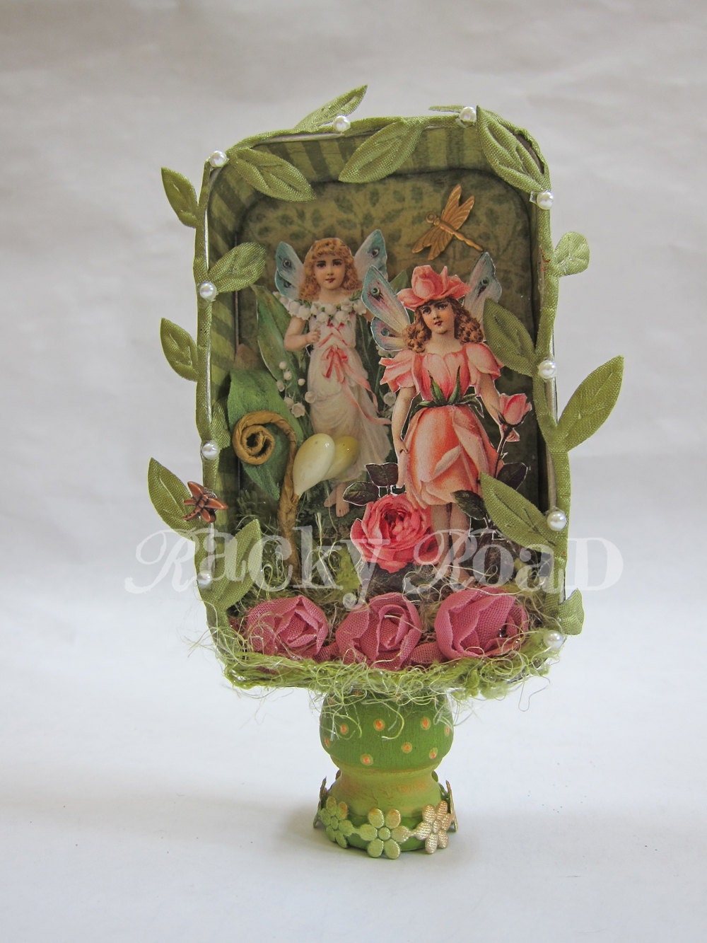 Woodland Fairies Altered Altoid Tin