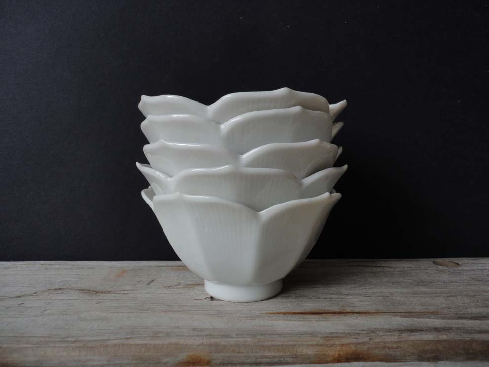 Stack of 4 Lotus Bowls