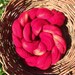 Fire on the Mountain-Naturally dyed Merino top for spinning or felting 4 oz