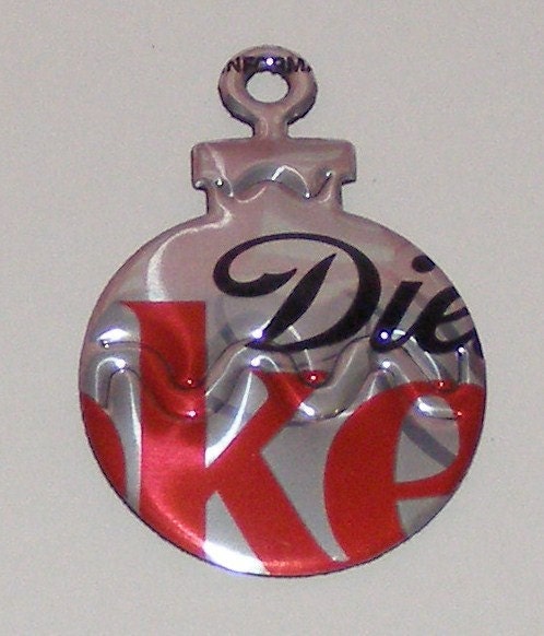 christmas ornament ball silver diet soda can by sodacanbuddies christmas ornament ball silver diet soda can by sodacanbuddies