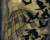 Bird Cage Skirt - limited edition print