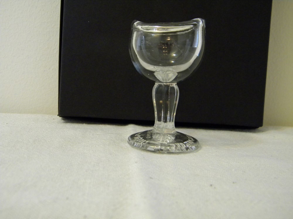antique Etsy glass eye  cup by eye vintage cup windhillantiques on