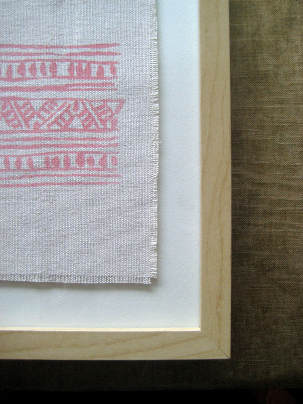 5x7 Mai Art Print on Hemp Canvas