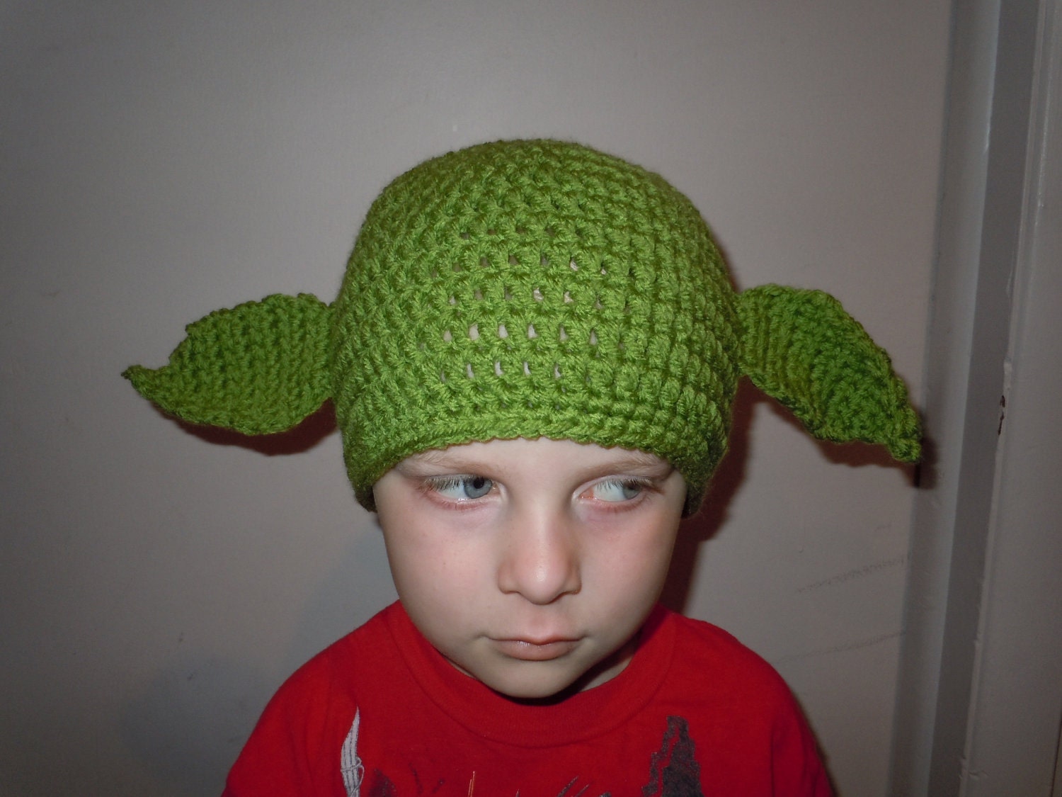 crochet yoda hat