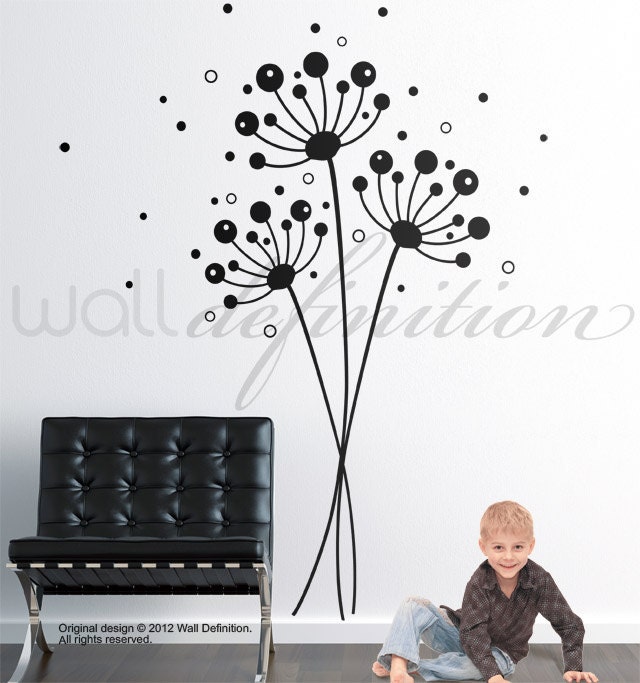 Dandelions - Vinyl Wall Decal Tree Wall Stickers