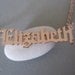 Personalized Rose Gold Name Necklace