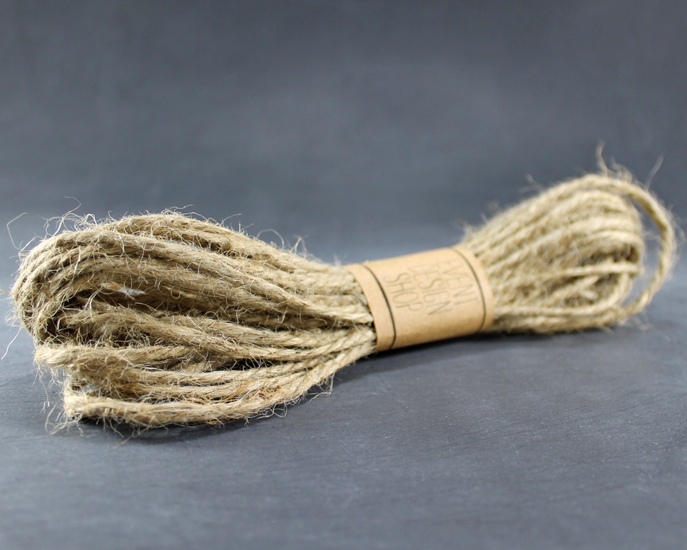 Jute Twine 100% Natural Cord DIY Wedding Favors 10 Yards