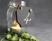 Decorative Chalkboard Signs Wedding Decor Table Numbers Set of 3