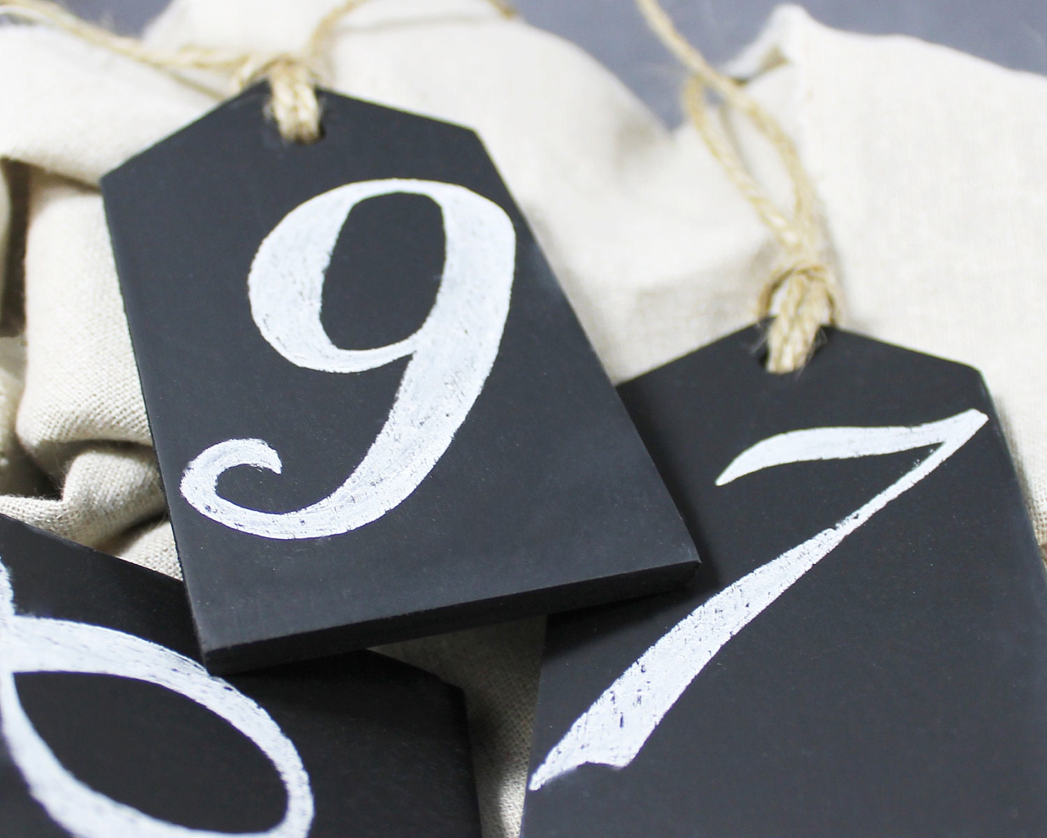 Small Chalkboard Sign Labels Set of 12