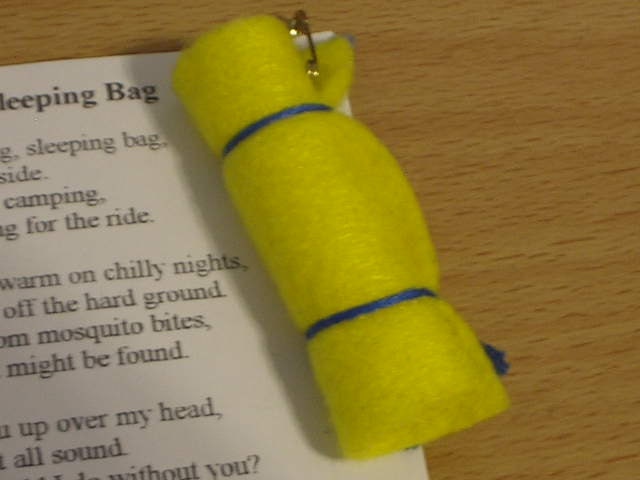 Ode to my Sleeping Bag Girl Scout camp SWAPS kit