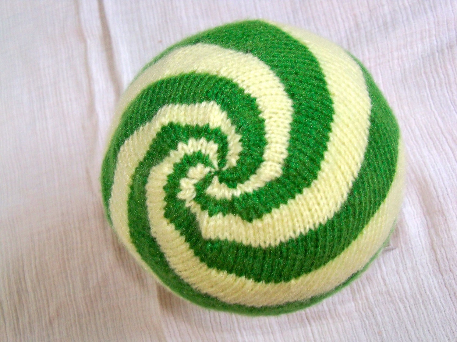 Two tone Green Lollipop Hat