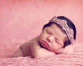 Hand Knit Petite Princess Crown for Newborns