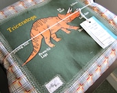 READY TO SHIP Dino Dreams Minky Baby Blanket
