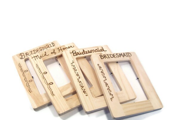 Wedding gifts Custom rustic gifts. Set frames. of Bridesmaid party mix Rustic and bridesmaid 4 Wedding gifts Custom rustic gifts. Set frames. of Bridesmaid party mix Rustic and bridesmaid 4