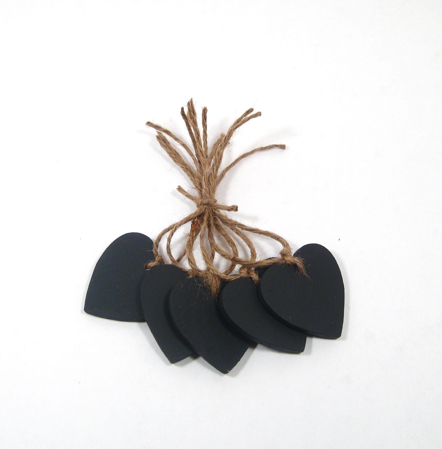 20 Rustic Woodland Chalkboard Hearts. Great for Table numbers or DIY