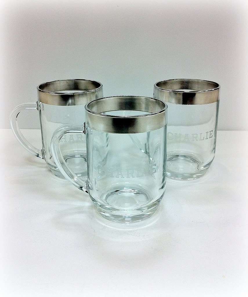 Dorothy Thorpe Silver Band Personalized Charlie Mugs