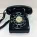 Black Rotary Telephone Western Electric 1965