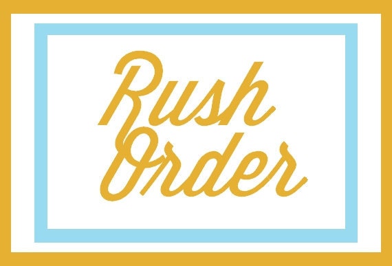 Rush Order Voucher