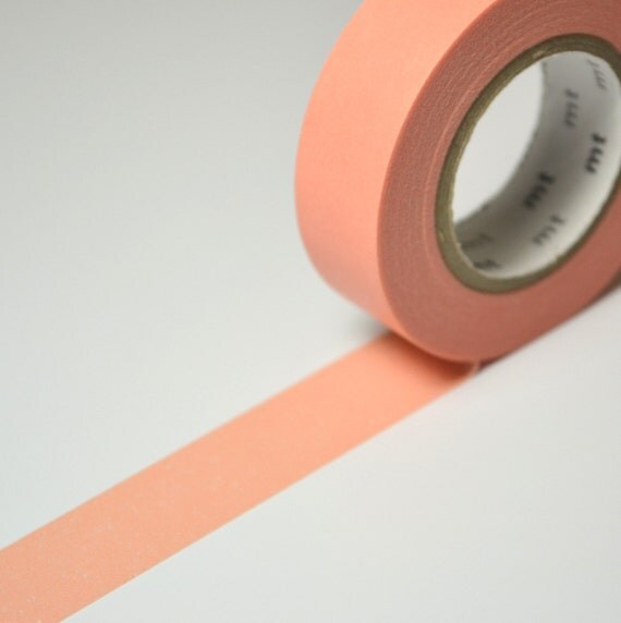 Washi tape, solid PEACH